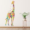 Geometric Giraffe Wall Sticker
