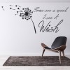 I See A Wish Inspirational Quote Wall Sticker