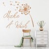 Make A Wish Inspirational Quote Wall Sticker