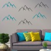 Mountain Peaks Landscape Wall Sticker