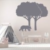 Bear Trees Wall Sticker Scene