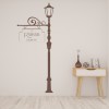 Personalised Family Name Lamppost Wall Sticker