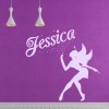 Personalised Name Fairy Wall Sticker