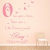 Personalised Name Once Upon A Time Wall Sticker