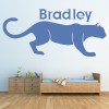 Personalised Name Panther Wall Sticker