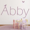 Personalised Name Bird Wall Sticker
