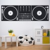 DJ Decks Turntable Mixer Wall Sticker