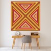 Geometric Square Abstract Design 3D Wall Sticker
