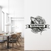 Seafood Shop Sign Wall Sticker