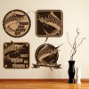Marlin Fish Signs Best Fish In Town Wall Sticker