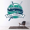 Big Fishing Logo Wall Sticker