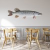 Pike Fish Kitchen Wall Sticker