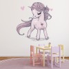 Pink Heart Unicorn Wall Sticker