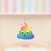 Unicorn Poop Fun Emoji Wall Sticker