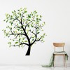 Green Tree Floral Leaves Wall Sticker