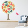 Happy Bird Tree Childrens Wall Sticker