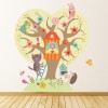 Animal Friends Tree Nursery Wall Sticker