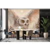 Snow Owl Winter Forest Wall Mural Wallpaper