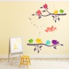 Song Birds Tree Branch Nursery Wall Sticker