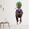 Race Horse Jockey Wall Sticker