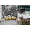 Yellow Taxi Cabs New York Wall Mural Wallpaper