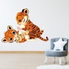 Cute Tiger Cubs Wall Sticker