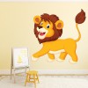 Happy Lion Childrens Wall Sticker