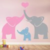 Elephant Family Nursery Wall Sticker