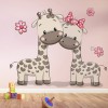 Cute Giraffes Nursery Wall Sticker