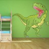 Green T-Rex Dinosaur Wall Sticker
