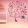 Owl Heart Tree Wall Sticker