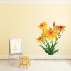Yellow Daisy Flower Floral Wall Sticker