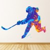 Ice Hockey Abstract Art Wall Sticker