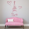 Love Paris Eiffel Tower Wall Sticker