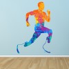 Paralympics Runner Athletics Wall Sticker