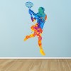 Tennis Player Female Sports Wall Sticker