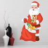 Santa Claus Toys Gifts Christmas Wall Sticker