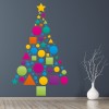 Christmas Tree Shapes Star Wall Sticker