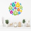 Snowflake Baubles Christmas Wall Sticker