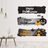 Happy Halloween Banner Wall Sticker Set