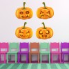 Pumpkins Trick Or Treat Wall Sticker Set