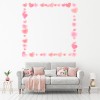 Picture Frame Love Heart Square Wall Sticker