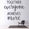 Together Team Office Quote Wall Sticker