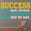 Success Quote Office Wall Sticker