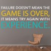 Experience Office Quotes Wall Sticker