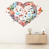 Love Heart Islamic Calligraphy Wall Sticker
