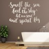 Smell The Sea Inspirational Quote Wall Sticker