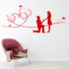 Love Romance Wedding Wall Sticker