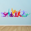 Yoga Class Fitness Sports Wall Sticker