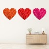Love Hearts Valentines Wall Sticker